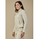 Jaqueta De Couro Feminina Off-White Luna 