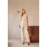 Colete De Couro Feminino Off-White Yasmin 