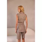 Colete De Couro Feminino Fendi Yasmin 