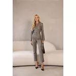 Camisa de Couro Pelica Feminina Concreto Andrea 