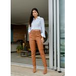 Calça cor discount caramelo feminina