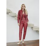 Calça de Couro Feminina Rubi Bruna