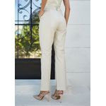 Calça de Couro Feminina Off-White Gisele