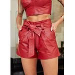 Short de Couro Rubi Clochard 