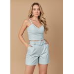 Short De Couro Feminino Céu de Bebê Ana 