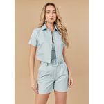 Short De Couro Feminino Céu de Bebê Ana 