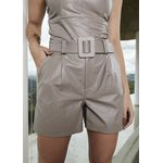 Short De Couro Feminino Fendi Ana 