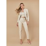 Calça de Pelica Feminina Off-white Luiza