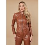 Calça de Pelica Feminina Caramelo Luiza 