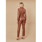 Calça de Pelica Feminina Caramelo Luiza 
