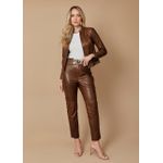 Calça de Pelica Feminina Tabaco Luiza 