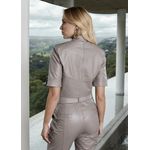 Casaqueto de Couro Feminino Fendi Ágata 