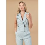 Colete De Couro Feminino Céu de Bebê Anne 