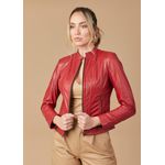 Jaqueta De Couro Feminina Rubi Elisa