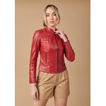 Jaqueta De Couro Feminina Rubi Elisa