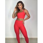 Conjunto Calça Top Joy Vermelho Apple