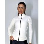 Casaco Zíper Tratorado Off White