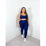 Conjunto Calça Top Alça Curvilíneas Marinho