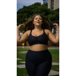 Conjunto Calça Top Alça Curvilíneas Preto