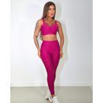 Conjunto Calça Top Alça Vinho Boheme
