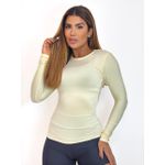 Blusa Poliamida Manga Longa Pérola