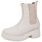 9310 Bota Coturno Cano Médio Napa Off White