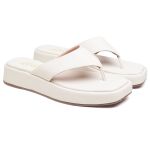 11003 Sandália Flat Napa Off White