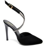 7958 Scarpin Salto Alto Nobuck Preto