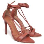 7926 Sandália Salto Alto Napa Blush