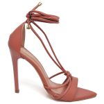 7926 Sandália Salto Alto Napa Blush