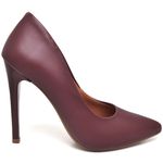 Scarpin Salto Alto Napa Marsala