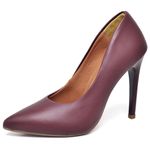 Scarpin Salto Alto Napa Marsala
