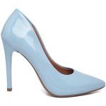 7101 Scarpin Salto Alto Verniz Indigo