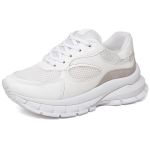 T3001 Tênis Casual Feminino Chunky Napa Branco