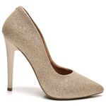 Scarpin Salto Alto Luminicolor Cobre