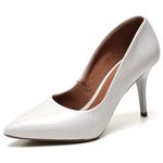 Scarpin Salto Médio Estrelar Branco
