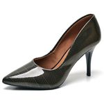 Scarpin Salto Médio Estrelar Preto