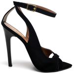 7929 Sandália Salto Alto Nobuck Preto