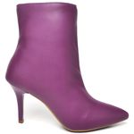 9101 Bota Cano Curto Salto Fino Médio Napa Hibisco
