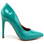 Scarpin Salto Alto Verniz Menta