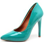 Scarpin Salto Alto Verniz Menta