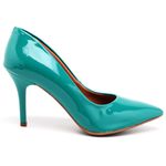 Scarpin Salto Médio Verniz Menta