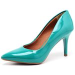 Scarpin Salto Médio Verniz Menta