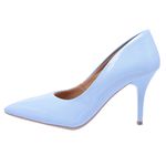 Scarpin Salto Médio Verniz Azul