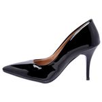 Scarpin Salto Médio Verniz Preto