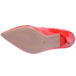 Scarpin Salto Médio Verniz Vermelho