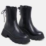 Bota Coturno Feminino Vega Cano Alto Preto