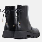 Bota Coturno Feminino Vega Cano Alto Preto