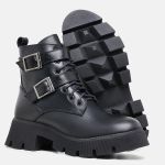 Bota Coturno Feminino Vega Preto