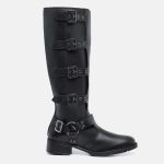 Bota Biker Feminina Larissa Preta